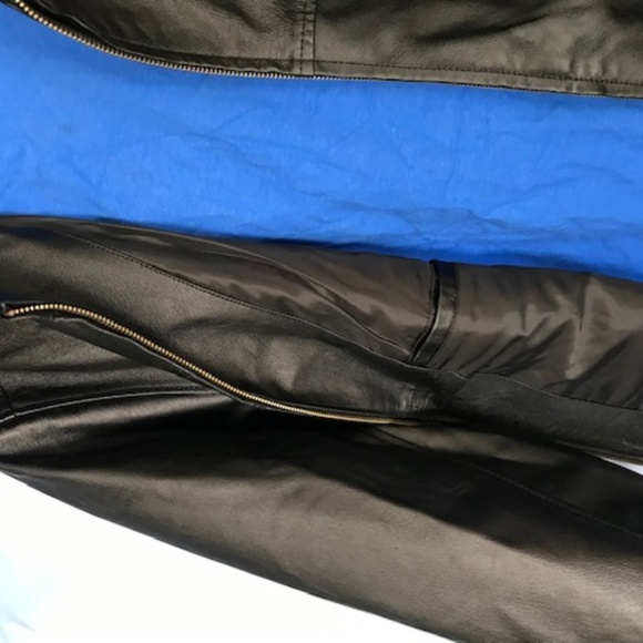 NEW Genuine Leather Driving jacket with embroidered American Tactical flag, Men